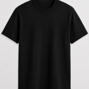 premium black half sleeves t-shirt for Man