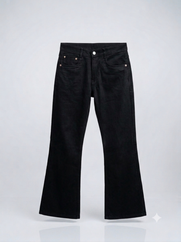 Premium Men's Bootcut Black Denim